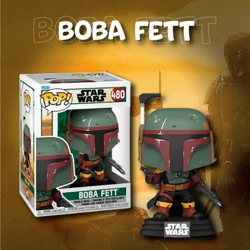 Funko Pop!  Star Wars - Boba Feet #480 w protector - Image 3