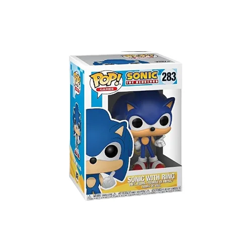 Sonic - the Hedgehog with Ring Funko Pop! #283 w/protector - Image 2