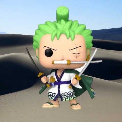One Piece - Roronoa Zoro Funko Pop! #923 w/protector - Image 3