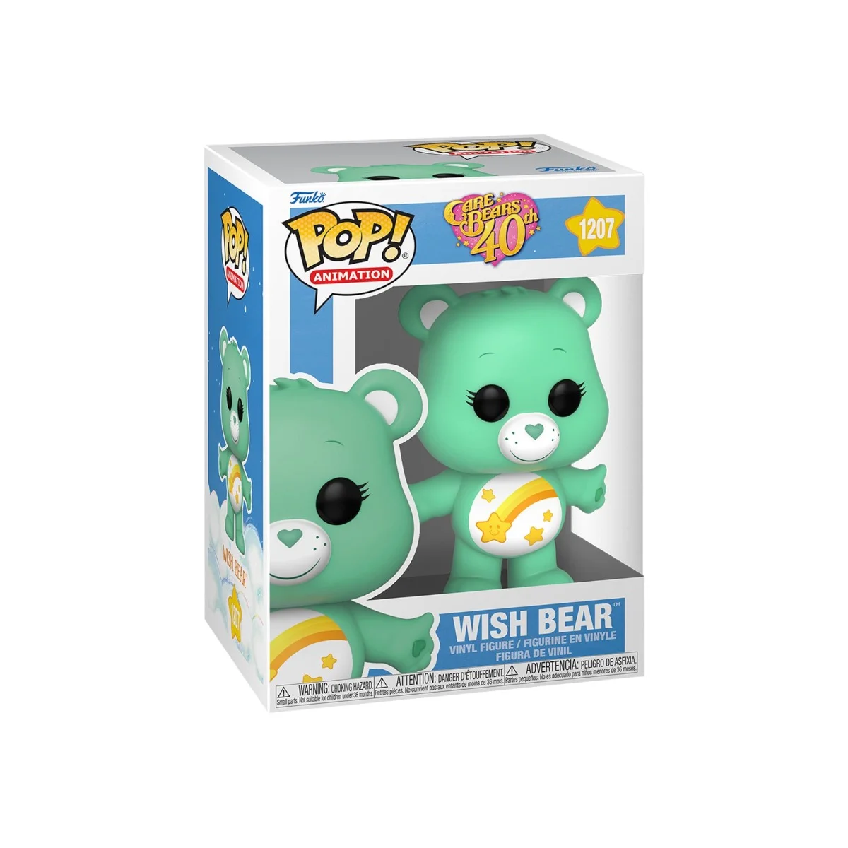 Funko Pop! Care Bears Wish Bear Funko Pop! #1207 w/protector - Image 4