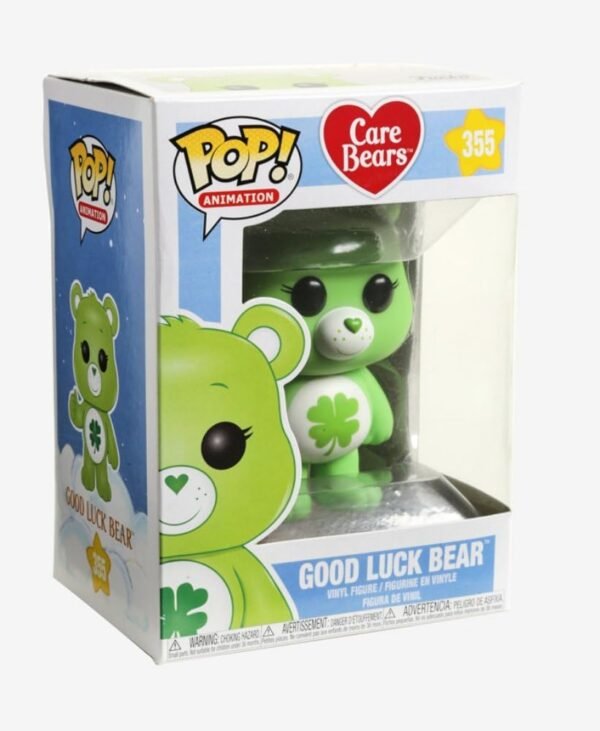 Funko Pop! Care Bears Good Luck Bear Funko Pop! #355 w/protector - Image 2