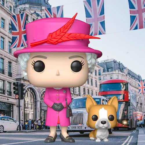 Funko Pop! Royals Queen Elizabeth II #01 w protector - Image 3