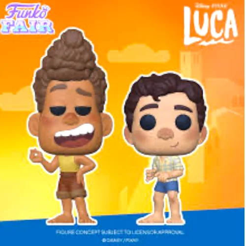 Funko Pop! Luca Paguro (Land) #1053 w protector - Image 3