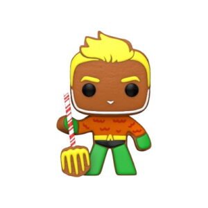 Funko Pop! DC Holidays Aquaman Gingerbread Funko Pop! #447 w/protector