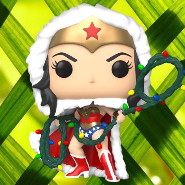 DC Holiday - Wonder Woman Funko Pop!  #354 w/Protector - Image 3