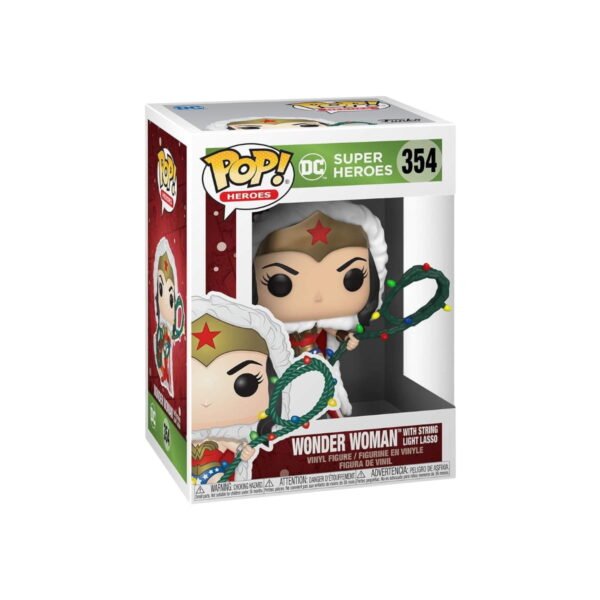 DC Holiday - Wonder Woman Funko Pop!  #354 w/Protector - Image 2