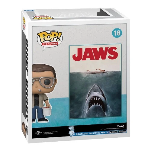 Jaws Chief Brody - VHS Cover  Case - Exclusive # 18 hard case - Image 3