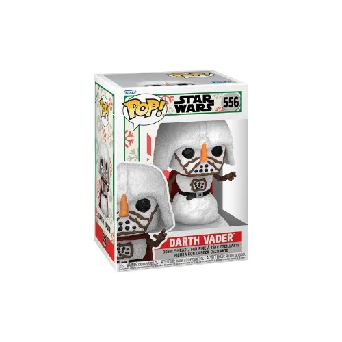 STAR WARS: Holiday- Darth Vader (Snowman) Funko Pop!  #556 w/Protector - Image 2