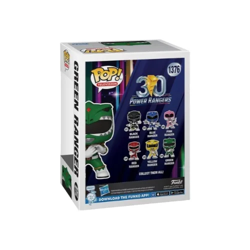 Power Rangers 30th Anniversary - Green  Ranger Funko Pop! #1375 w/protector - Image 2