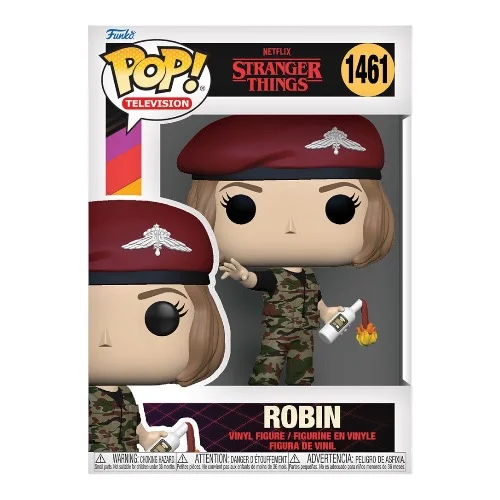 Stranger Things Season 4 Robin with Cocktail Funko Pop! #1461 w/protector - Image 2