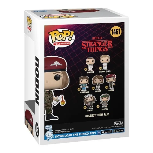 Stranger Things Season 4 Robin with Cocktail Funko Pop! #1461 w/protector - Image 3