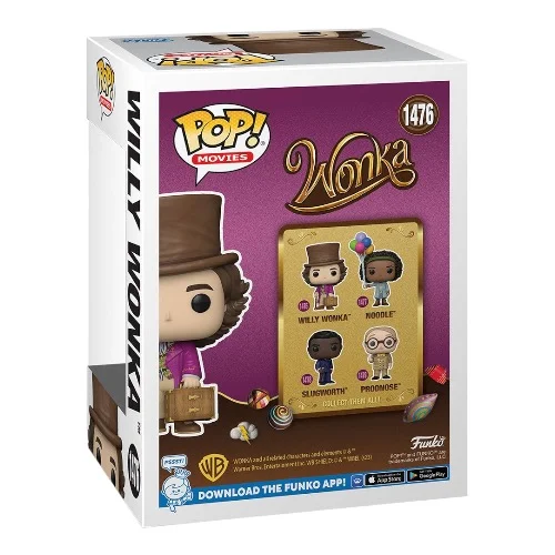 Wonka - Willy Wonka Funko Pop! #1476 w/protector - Image 3