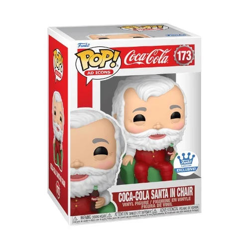 Funko Pop! Ad Icons Coca-Cola Santa In Chair #173 Exclusive w/protector - Image 2