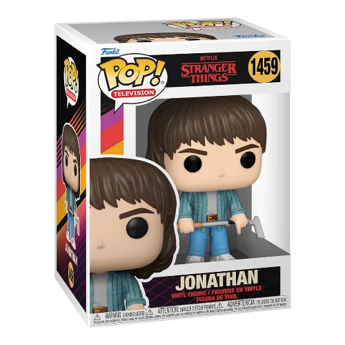 Stranger Things S 4 Jonathan with golf club Funko pop! #1459 w/protector - Image 2