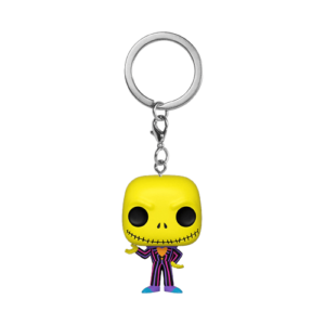 Pocket Pop! Keychain- Nightmare Before Christmas Jack Skellington Blacklight