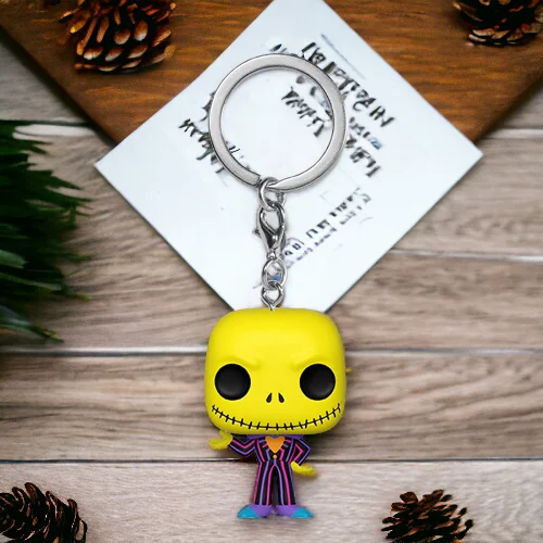 Pocket Pop! Keychain- Nightmare Before Christmas Jack Skellington Blacklight - Image 2