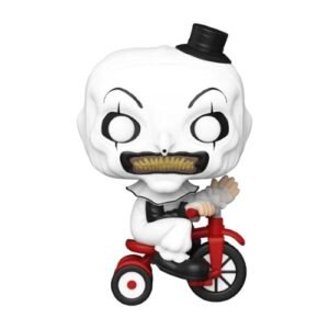 Terrifier Art the Clown with Bike Funko Pop!  #1591 with Protector